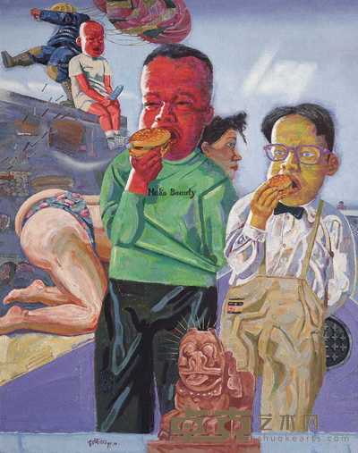 张炀 1999年作 甜心 103×128cm